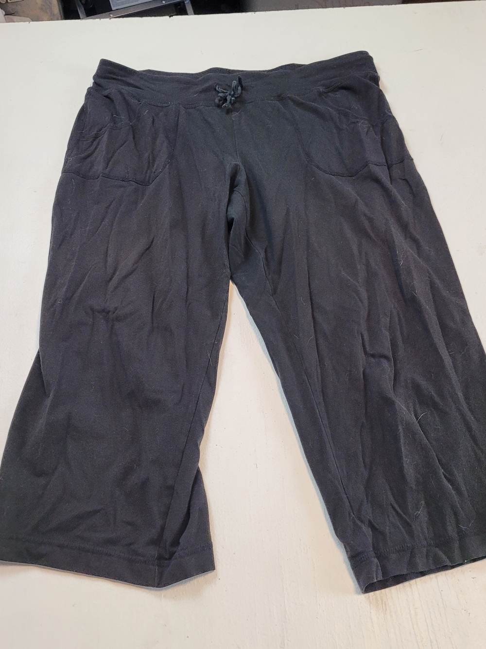 Athletic Works Women's Black Drawstring Athletic Shorts
